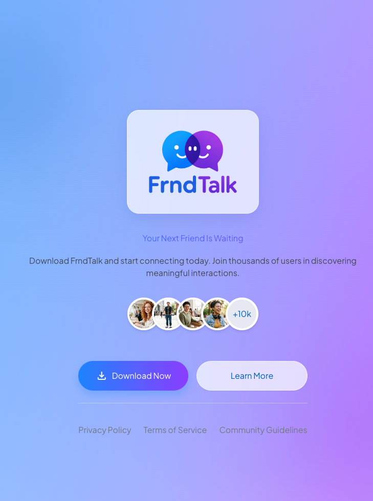 FrndTalk - join today